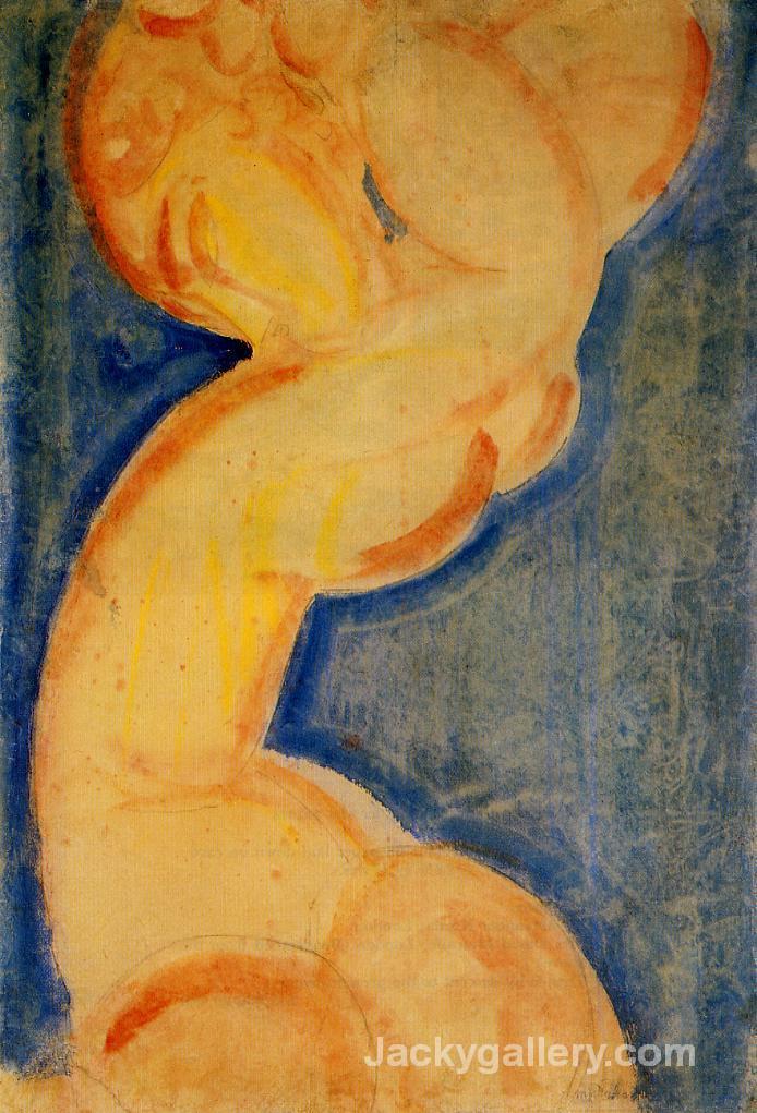 Caryatid II by Amedeo Modigliani paintings reproduction